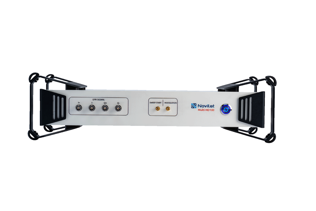 Multi-Harmonic Detection Device for EPR Experiments showing HD100 product version 
